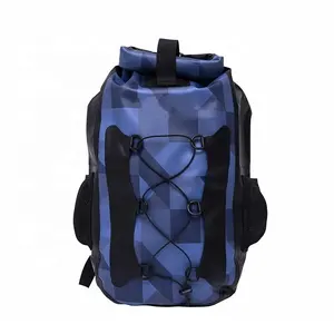 Оптовая продажа сухая сумка по индивидуальному заказу с логотипом, полная печать, 500D ПВХ, брезентовый Рюкзак для ноутбука