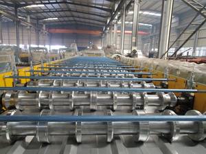 하이 퀄리티 완전 자동 컬러 금속 지붕 롤 성형 기계 공장 타일 제작을위한 중국에서 직접 판매 - Product Image 6