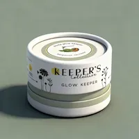 Boîtes en carton cylindriques de haute qualité avec logo personnalisé, emballages en papier