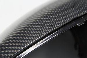 ฝาครอบกระจกมองหลังคาร์บอนไฟเบอร์สีดำ สำหรับ Mercedes-Benz BCES-class CLS GLA/B/CW205/213/222 รุ่น Sterling - Product Image 2
