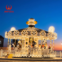 Manège pour enfants en fibre de verre, carrousel à chevaux / manège pour enfants, petit carrousel pour enfants