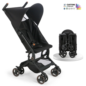 Poussette bébé légère pliable, pour position allongée et assise, poussette de voyage compacte en aluminium pour nourrissons et nouveau-nés, OEM - Product Image 1