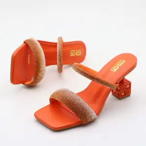 Slingbacks sandálias femininas de dedo aberto sem costas, plataforma larga forrada floral em pvc, sandálias de cores mistas, sapatos quadrados para resorts, salto 2024, ideal para mulheres