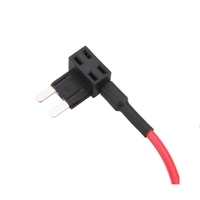 150mm Länge UL1015 16AWG Mini-Sicherungsadapter, Sicherungsadapter für Autos, LKWs, Boote (Blaue Isolierung) Box-Komponente
