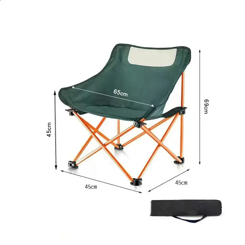 Katlanır taşınabilir sallanan kamp sandalyesi yüksek kalite gümrükleme kamp sandalyesi
