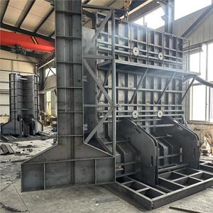 Moule en acier pour mur de soutènement en <span class=keywords><strong>béton</strong></span> en forme de L, moule <span class=keywords><strong>préfabriqué</strong></span> pour <span class=keywords><strong>clôture</strong></span>, panneaux de protection de pente, prix de gros usine - Product Image 1