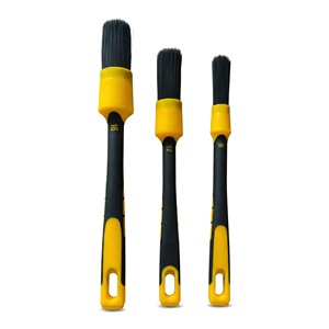 Juego <span class=keywords><strong>de</strong></span> 3 Cepillos Profesionales para Limpieza Detallada <span class=keywords><strong>de</strong></span> Autos - Product Image 3