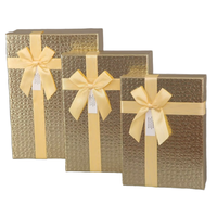Boîte cadeau rectangulaire en carton motif crocodile 4C ruban de nœud croisé stéréo pour décorations de main de mariage portefeuilles de bougies