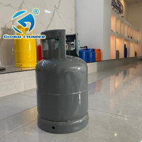 Bouteille de gaz GPL en acier de 9 kg et 21,6 L personnalisée pour la cuisine domestique et le camping portable en Afrique du Sud