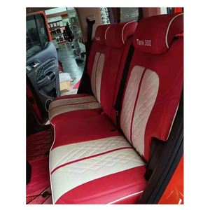 ปลอกหุ้มเบาะรถยนต์หนังแท้สีดำแบบสั่งทำพิเศษระดับไฮเอนด์ สำหรับทุกรุ่น ระบายอากาศได้ดี หรูหรา - Product Image 5