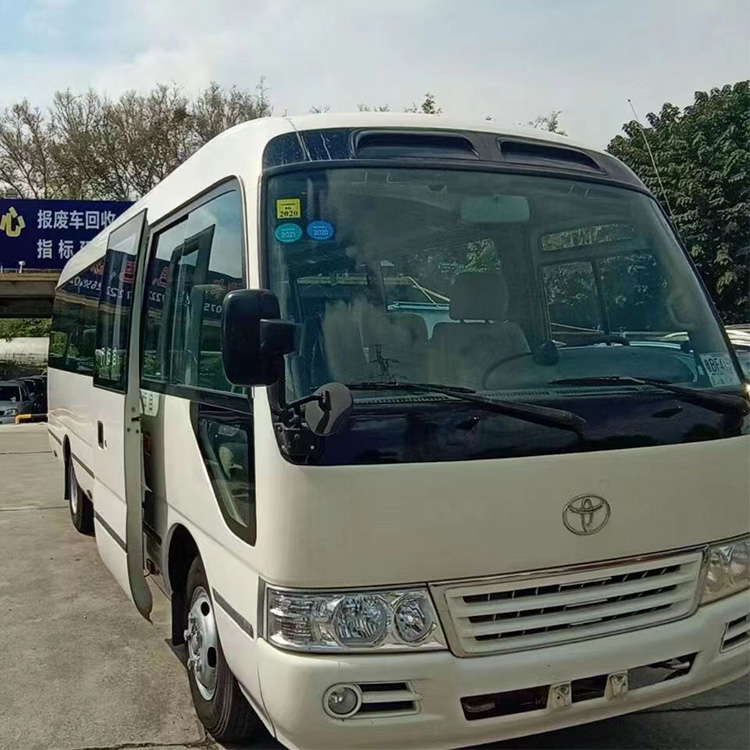 Autobús de pasajeros barato de 24 asientos usado Toyota Coaster buses Japón Toyota Coaster bus para la venta