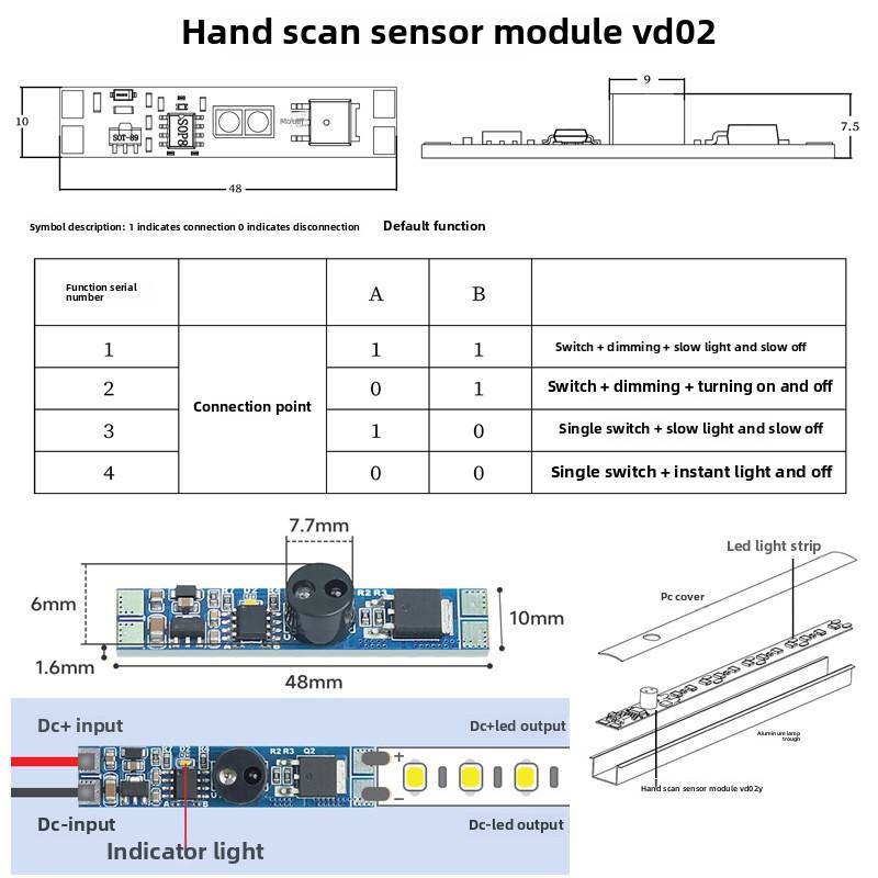 VD02Y-B1 (เปิด/ปิดซีดจาง)