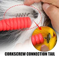 Spinpoler Künstlicher Großer Mausköder Salzwasser Hecht Swimbait Bass Angelköder Stinger Rig Haken Rehhaar Köder Drillingshaken Angelzubehör