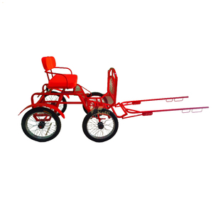 عربة صغيرة تجرها الخيول للأطفال عربة حصان مسننة مهر عربة زفاف عتيقة - Product Image 1