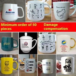 Taza de Cerámica Ecológica Creativa con Impresión de Logotipo, para Beber Agua, Té y Leche, Incluye Caja de Regalo - Product Image 3