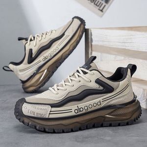 Chaussures de marche pour hommes à enfiler avec doublure en coton, semelle extérieure en TPU légère et amortissante, antidérapante, tige en PU et maille pour le travail quotidien - Product Image 4