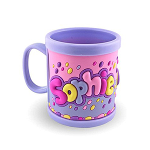 Tazas de café de pvc con logo impreso personalizado, resistentes al calor tazas de café, recuerdos coleccionables, cuper de agua de dibujos animados, gran oferta - Product Image 1