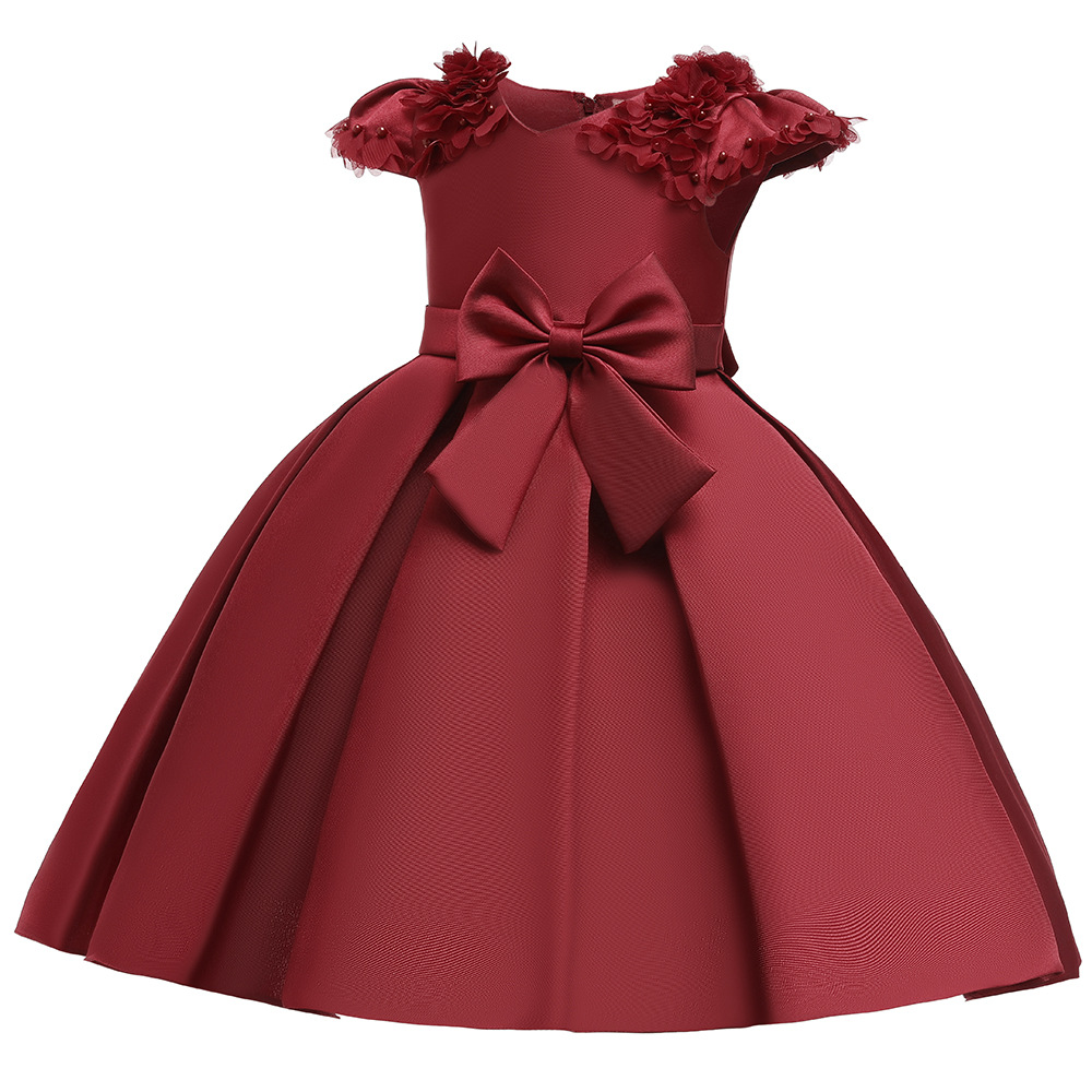pink dusty dress Viola Girls Dress