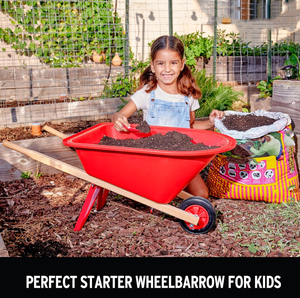 Wagon de jouets d'extérieur personnalisé de 10kg pour enfant chariot léger à outils pour enfant chariot de jardin PP pour enfants plateau en plastique de cour chariot de brouettes - Product Image 5