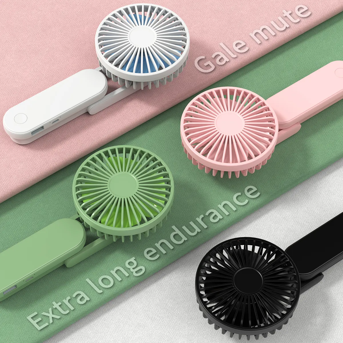 Doublepow Handheld Mini Lash Hand Fans Table Air Cooler Portable Air Condition Rechargeable Mini Fan Ventilator Portable 5V 3W