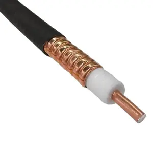 Flexible Corrugated 50ohm Low Loss 1-1/4" 1/2" 3/8" 5/8" 7/8" Communication cable RF Coaxial Foam 7/8 rf feeder cable