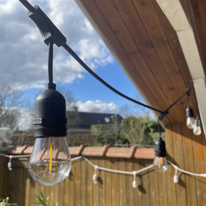 10m 15m 20m ngoài trời không thấm nước Patio chuỗi đèn ổ cắm E26 E27 Festoon đèn - Product Image 3