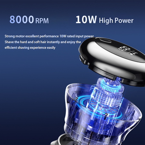 Electric Rotary <b>Razor</b> for Bald Men Cordless Magnetic 7D <b>Head</b> Shavers Waterproof Dry Wet Shaving Rechargeable <b>Razors</b> - Product Image 4