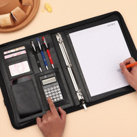 Porte-documents en cuir PU pour gestionnaire, modèle SKN-PF-0912, vente en gros d'usine, OEM&ODM pour le stockage de documents