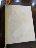 Papier d'emballage en papier de soie vierge translucide de 17 g, couleur blanche, impression, papier de cuisson