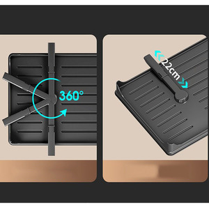 <span class=keywords><strong>Escurridor</strong></span> de platos sobre el fregadero con sistema de drenaje automático, juego de cuchillos para utensilios, soporte para tabla de cortar, estante de vidrio - Product Image 5