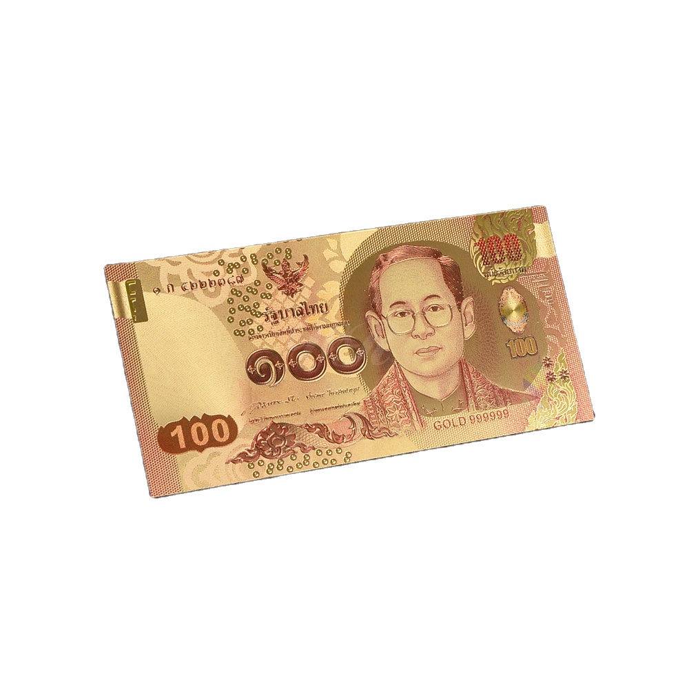 Buy Thailand Banknotes 24K Gold Plated | Alibaba.com