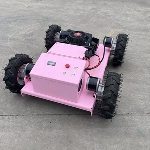 Tosaerba Compatto Rosa Leggero con Ruote per Giardino e Campo, Tosaerba Telecomandato - Product Image 2