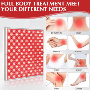 <span class=keywords><strong>Lampe</strong></span> de <span class=keywords><strong>luminothérapie</strong></span> rouge pour le visage et le corps avec support LED 660nm Lumière infrarouge Télécommande pour la maison et le bureau - Product Image 3