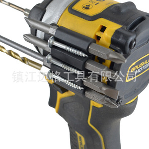 3M Magnetic Screwdriver Bit Holder 4-Hole For 1/4 Inch Drill Bits And Hex Drivers Rubber Material Tool Organizer - Product Image 3