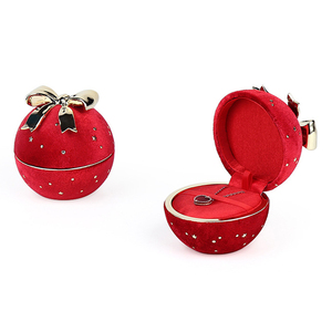 Wholesale Jewelry Packaging Round Box Custom Logo Ring Boxes In Bulk
