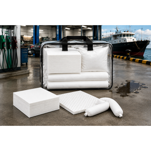 Kit anti-déversement d'huile Absorbant Lite Blanc 30 Litres - Product Image 4