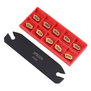 Carbide Grooving Inserts Tools Solid Carbide Lathe Machine Lathe Tools Turning Inserts Sp300 For Tool Holder