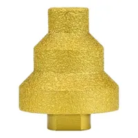 Foret diamanté à pas variable M10 brasé sur mesure, foret diamanté pagode brasé dentelé pour carreaux de céramique et granit – Approvisionnement direct usine