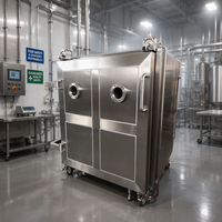 Fabrieksdirecte verkoop industriële grote schaal voedselvriesdrogers SUS304 materiaal 380V/220V spanning fruit groente