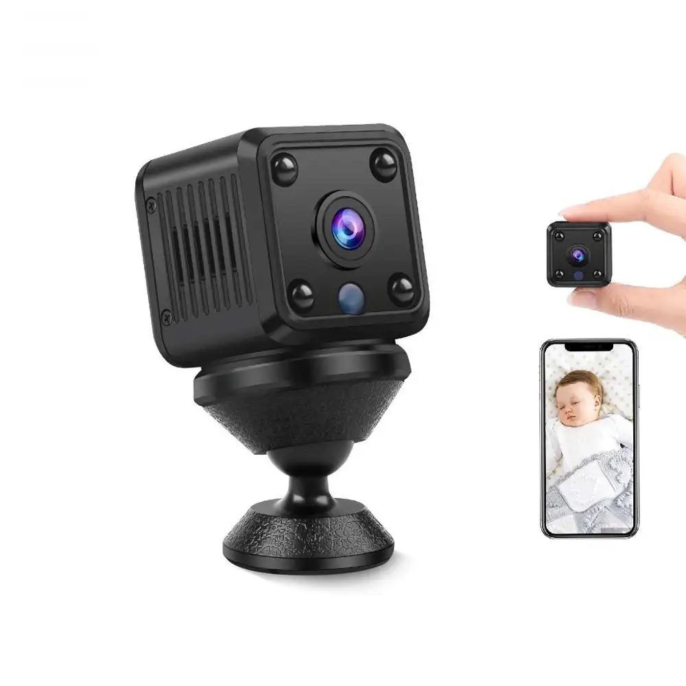 1080P Goedkope Prijs Nachtzicht En Bewegingsdetectie Kleine Hd Cam Mini Indoor Beveiliging Batterij Camera