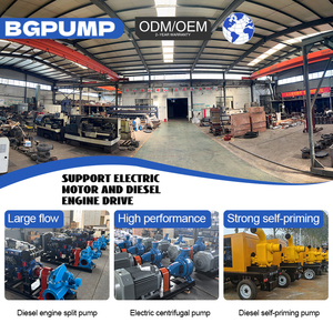 مضخة مياه ديزل محمولة للري الزراعي والبساتين، تدفق مختلط تربيني طرد مركزي 20 حصان 2 و4 و6 و8 بوصة - Product Image 4