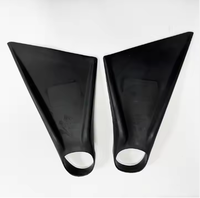 Ailerons de surf en caoutchouc, ailerons de plongée antidérapants pour l'entraînement à la natation, le snorkeling et la plongée