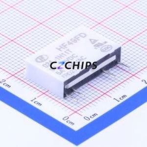 HF49FD/024-1H11T Power Relay SIP,5x20mm Relay 24V 1 Normally Open: 1A (SPST-Normally Open)::: 4 5A-30VDC/5A-250VAC - Product Image 1
