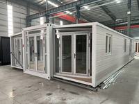 Maisons modulaires pliables de 20 pieds/40 pieds : Villas conteneurs portables et extensibles, adaptées à un usage résidentiel ou professionnel