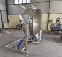 Marmite de cuisson électrique inclinable à double enveloppe avec agitation automatique, pour la caramélisation du sucre et le contrôle automatique de la température