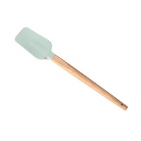Spatule en silicone avec manche en bois, spatule de qualité alimentaire, grattoir pour gâteau, crème, beurre, mélange, cuisson à domicile