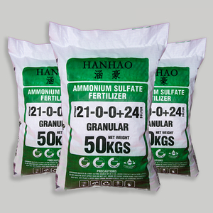 Fertilizante Sulfato de Amonio Granulado 21 n 24 s, Sulfato de Amonio 21-24-0, Gránulos de Sulfato de Amonio, Bolsa de 50 kg - Product Image 1