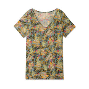 <b>Extended</b> Size Women's Casual Short Sleeve T-<b>Shirt</b> with Premium Satin Fabric Breathable & Quick Dry Plus Size Relaxed Fit - Product Image 1