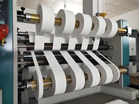 하이 퀄리티 45/48/55/60/65/70Gsm 감열지 점보 롤 400/565/795/1620mm 폭 감열지