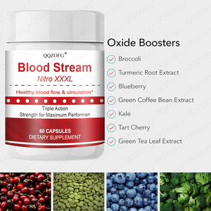 60 Capsules <span class=keywords><strong>Nitro</strong></span> Blood Stream, Complément Herbal pour Adultes, Stimule l'Énergie, Améliore la Circulation, Réduit la Fatigue, Maximise - Product Image 5